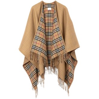 Burberry `Check` Reversible Cape