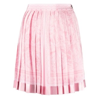 Versace `Baroque` Print Mini Skirt