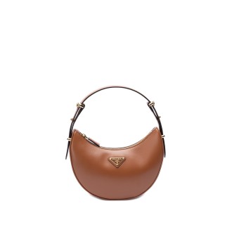 Prada `Prada Arqué` Leather Shoulder Bag