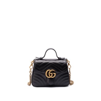 Gucci `Gg Marmont` Mini Top Handle Bag