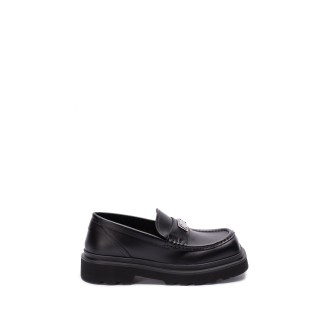 Dolce & Gabbana Loafer With Branded Plate