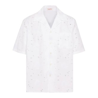 Valentino Garavani Embroidered Short Sleeve Shirt