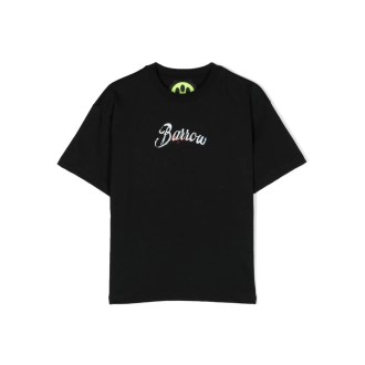 BARROW KIDS T-Shirt Nera Con Logo Lettering