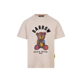 BARROW T-Shirt Tortora Con Orsetto