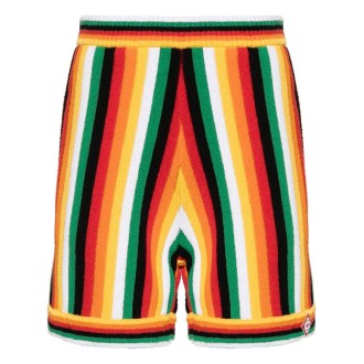Casablanca Striped Shorts