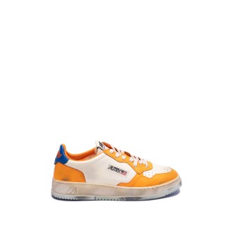 Autry `Sup Vint Low` Leather Sneakers