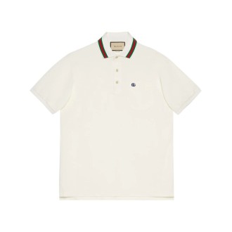 Gucci Polo Shirt With `Double G`