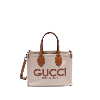 Gucci `Gucci Canvas` Tote Bag