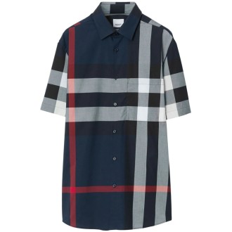 Burberry `Summerton` `Check` Short Sleeve Shirt