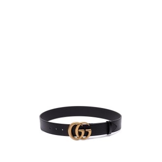 Gucci Wide Belt With `Double G` Buckle