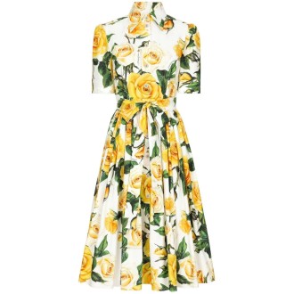 Dolce & Gabbana `Flowering` Midi Dress
