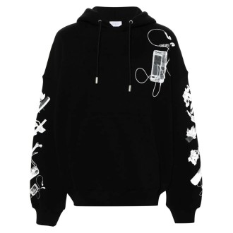 Off White `Scan Arr` Oversized Hoodie 