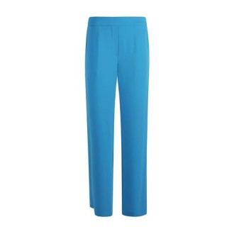 Pantalone di P.a.r.o.s.h., da donna, colore blu Modello ampio, vita elasticizzata e tasche. Tinta unita. Vestibilità regolare. 