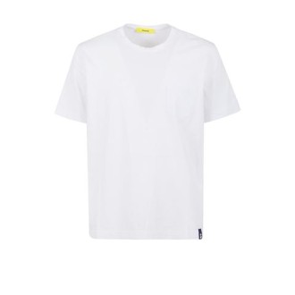 T-shirt di Drumohr, da uomo, colore bianco. Modello tinta unica, a manica corta. Caratterizzato da taschino sul davanti e scollo tondo. Vestibilità regolare. 
