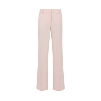Pantalone di P.a.r.o.s.h., da donna, colore rosa. Modello vita alta, tinta unita. Chiusura con gancio e zip nascolsta. Tasche. Vestibilità comoda. 