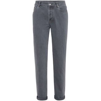 Brunello Cucinelli Traditional Fit Five-Pocket Jeans