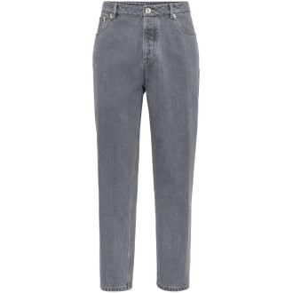 Brunello Cucinelli Straight Fit Five-Pocket Jeans