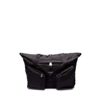 Prada `Re-Nylon` And Leather Duffle Bag