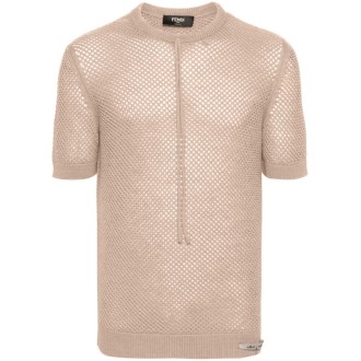 Fendi `Herb Dyed` Knit T-Shirt