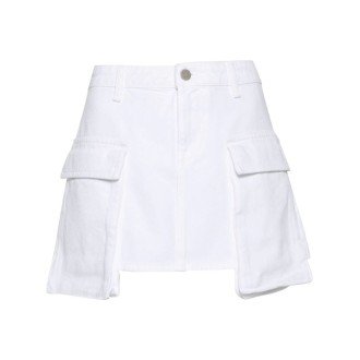 3x1 `Celine Cargo` Denim Mini Skirt
