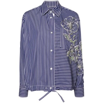 Des Phemmes `Hibiscus` Embroidery Shirt