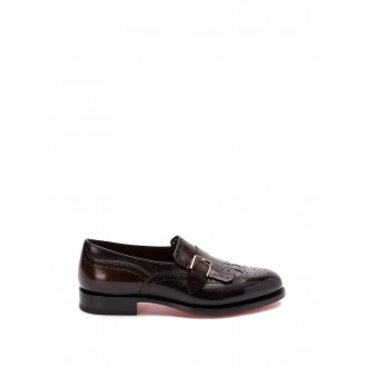 Santoni `Colin` Buckled Loafers