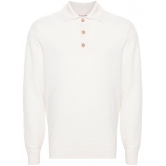 Brunello Cucinelli Knit Polo With Long Sleeves