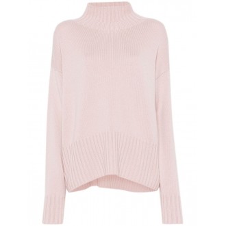 Drumohr Long Sleeve Oversize Turtle-Neck Sweater