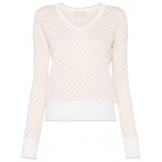 Drumohr Long Sleeve V-Neck Sweater