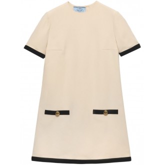 Prada Mini Dress With Velvet Details