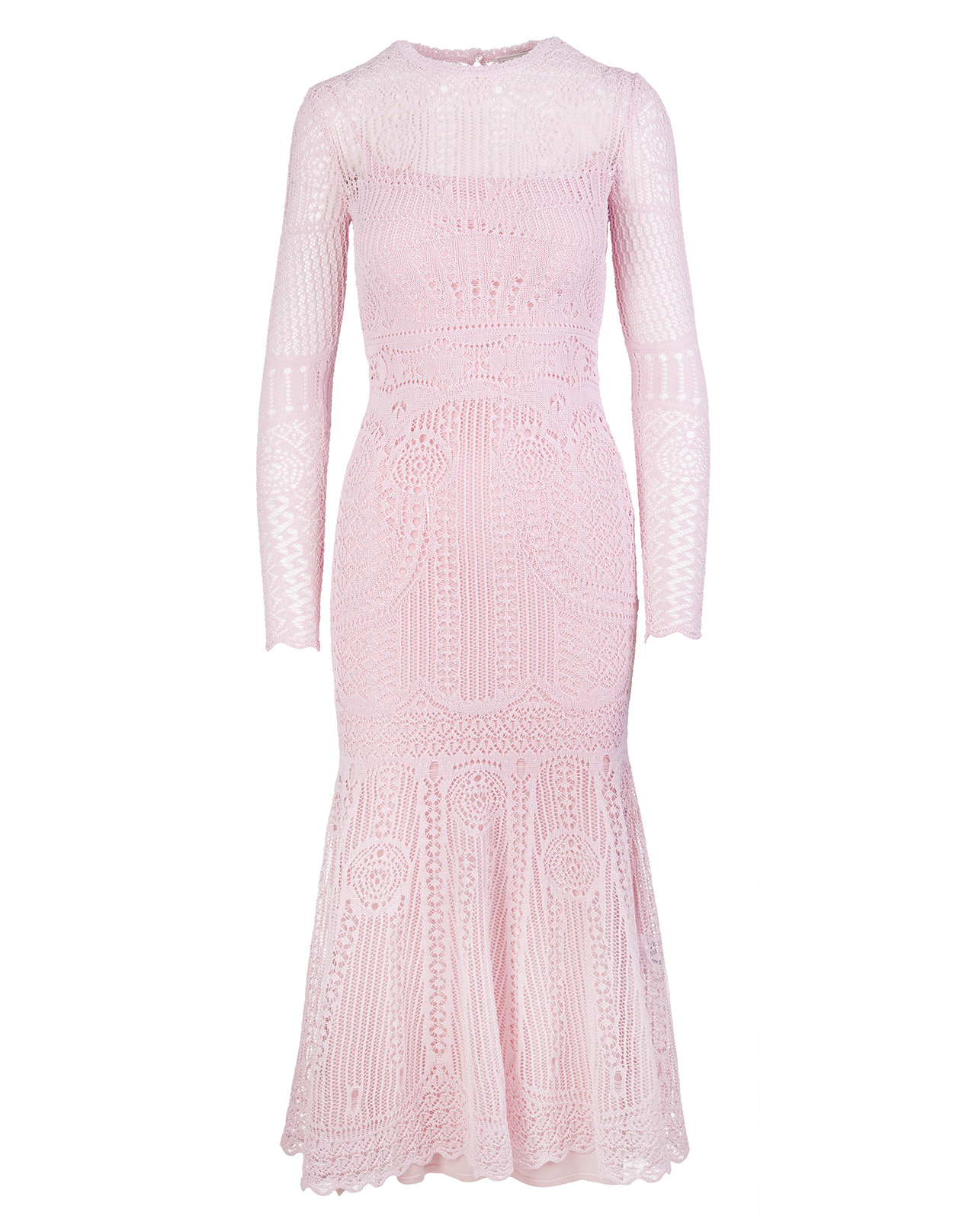 alexander mcqueen pink dress