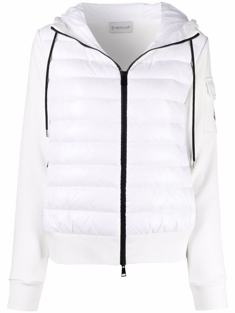 felpa moncler bianca