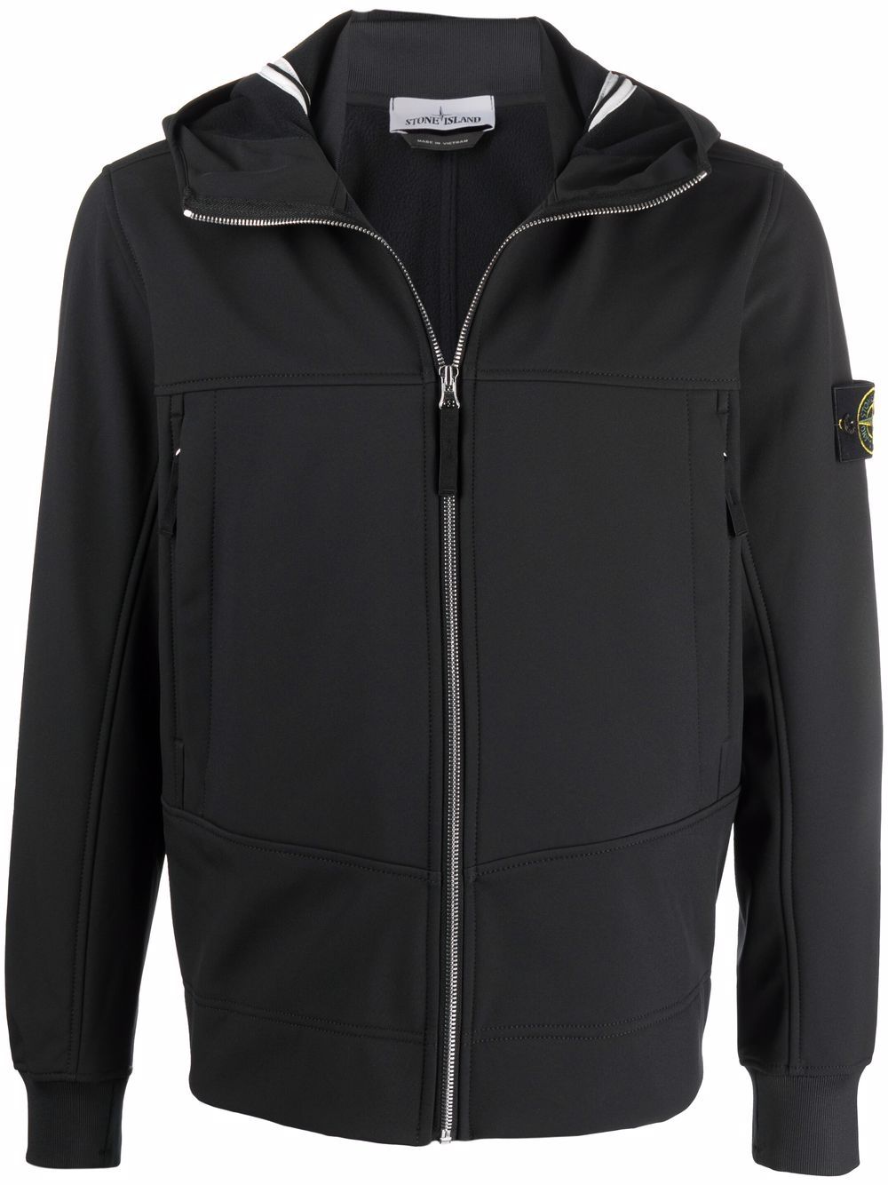 stone island neoprene shell jacket