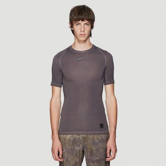 X NIKE Print T-Shirt in Beige