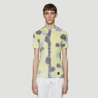 X NIKE Pro Fit Laser Logo Sponge T-Shirt in Camo Green