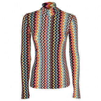 Long Sleeve Multicolor Geometric Shirt
