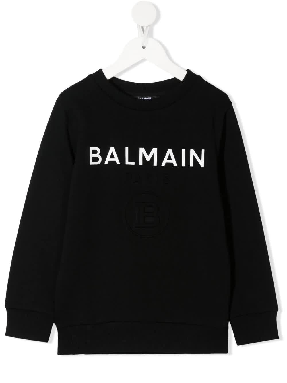 balmain sweatshirt black